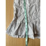 Saks 5th Avenue Saks Fifth Avenue Off the shoulder Dress XL Women 100% Linen Ruffle 2051 Photo 6