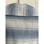 Ava & Viv  Womens Blouse Shirt Size‎ 2X Blue White Striped Long Sleeve NEW Photo 6