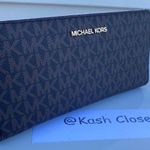 Michael Kors Powder BlushBrown Wristlet Travel Continental Large Wallet Photo 0