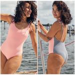 Aerie Seersucker Cheeky One Piece Swimsuit Photo 11