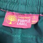 Healing Hands  Purple Label Scrub Pants Women’s Size Large Green Color Photo 3