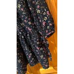 Wild Fable  Blue Floral Long-Sleeve Tiered Babydoll Mini Dress Size‎ XS NWOT Photo 6