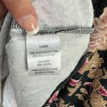 Maison dAmelie Paris Floral Puff Sleeve Top L‎ Black Pink Boho Cottage Romantic Size L Photo 5