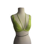 Festival Sexy Lingerie Neon Green Lace Wrap Bra Savage X Fenty 34C Sexy Y2K Size undefined Photo 1