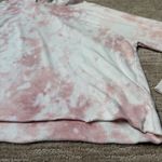 Lucky Brand  Pink and White Tie-Dye Cropped Hoodie Photo 2