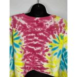 California USA Cropped Tie Dye Long Sleeve T Shirt Size M Photo 3
