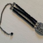 Y2K Vintage Antique Buckle/Beaded Choker Black Photo 13
