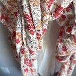 Natural Life  Sheer Multi Floral V-Neck Tiered Long Bell Sleeve Maxi Dress XS Photo 5