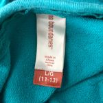 No Boundaries  Teal Crewneck Sweater with LOVE size L Photo 4