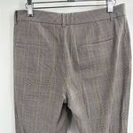 Massimo Dutti  slim chino modal cotton grey check trousers pants size 6 (30) Photo 11