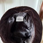 Vintage Velvet Silk Blend Cloche Bucket Hat Brown Photo 4