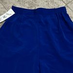 Vintage Dana Lee High Waist Pleated Shorts Size 10 Microfiber 90’s Blue USA Made Photo 9