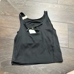 Adidas  Women’s Extra Small Black Crop Tank Bra New NWT Photo 2