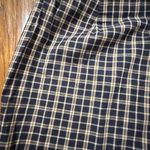 Brooks Brothers  stretch  navy plaid crop pant size 8 Photo 9