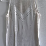 Athleta  Oxygen Tank Womens Medium White High Neck Gym Sporty Active Workout Yoga Photo 0