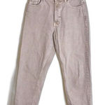 ZARA ladies high rise mom jeans with fringe ankles size 6 Photo 0