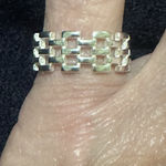 L@@K Sterling Silver 925 Band Ring Size 7 Photo 0