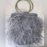 Anthropologie Ostrich Betty Feathered Ring Handle Shoulder/Crossbody Clutch Bag Photo 8