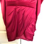 Mac Duggal Ieena  Fuchsia Long Sleeve Mini Dress Size 6 Photo 3
