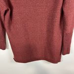 Pilcro and the Letterpress PILCRO Anthropologie Oversized Long Sleeve Sweater Burgundy Women’s Size Small Photo 3