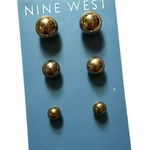 Nine West bundle of ball earrings Photo 0