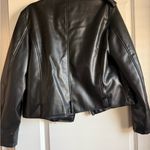 Forever 21  Black Leather Biker Jacket Photo 2