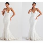 House Of CB House‎ of CB S D-DD 'Solene' White Lace Bridal Wedding Gown NWOT size S Photo 2