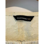 Sapphire Kurta Womens XS Yellow Embroidered Cotton Blouse Long Sleeve Party Wear Photo 8