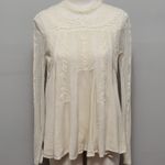 Buckle Sixes & Sevens cream embroidered mesh blouse size xs Photo 3