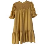 Moon River Smocked High Neck Short Dress - SZ L Photo 4