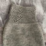 M Rena 100% lambswool gray crochet detailing V Photo 10