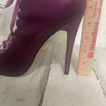 Steve Madden Fuego Corset Style Lace Up Heels Purple size 7.5 Photo 9