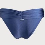 Berlook Blue Ruched Bikini Top & Bottom Size L Photo 6