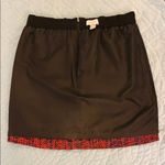 Loft Ann Taylor red/black/navy/wine tweed skirt. Photo 10