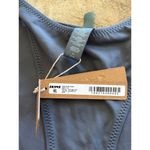 SKIMS  Signature Swim Dippy Tie Bottom Gunmetal Size Large Photo 6