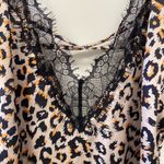 CBR Leopard Print Lace Trim Slip size xl fits like a medium Brown Photo 2
