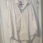 Princess Polly NWT  white long sleeve shirt dress Photo 0