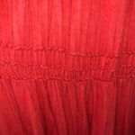 Dress Barn Ruched Embroidered Neck Coral Dress 2X Photo 6