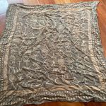 Chinese Symbols Scarf Gray Photo 2