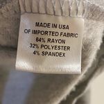 Drew  Anthropologie grey crewneck tie front top Large Photo 6