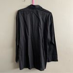 Roberto Cavalli Vintage  Freedom Black Cotton Embroidered Shirt sz 50 Rare Photo 1