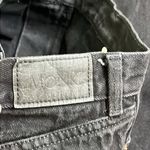 Monki  wide leg high rise Black denim jeans, size 26 Photo 8