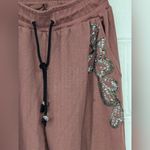 Religion Trance Sequin Mauve Sweatpants szM Beaded embellished jogger high rise Photo 1