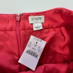 J.Crew Skirt Womens 4 Red Pink Coral Velvet Mini A Line New Photo 2