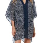 MiracleSuit ‘Lush Life’ midnight floral print swim beach cover-up caftan Photo 1
