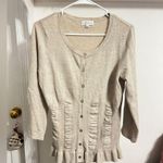 Joseph A FINAL PRICE  Taupe Cardigan Photo 0