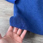 Lululemon  merino wool‎ blend ribbed Crewneck sweater in heathered psychic blue 8 Photo 8