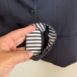 41 HAWTHORN Black Ponte Knit Amaya Contrast Collar Blazer Women's Small Photo 3