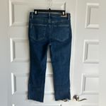 Paige  Cindy High-Rise‎ Straight Leg Jeans Dark Wash- 29 Photo 5