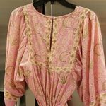 Cleobella ππ Magdalena Mini Dress ~ Pink Wildflower Block Print Medium M NWT Photo 13